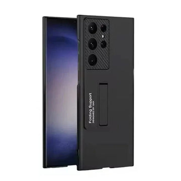 Hidden Bracket Kickstand Matte Hard Case for Samsung S24 Ultra Samsung S24 Ultra / Black - Ktusu
