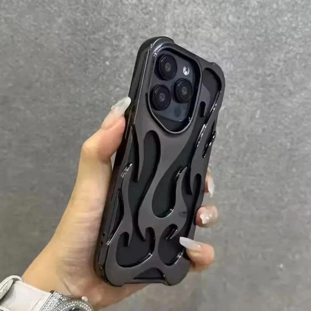 Hollow Flame Soft Case for iPhone 15 Pro - Ktusu