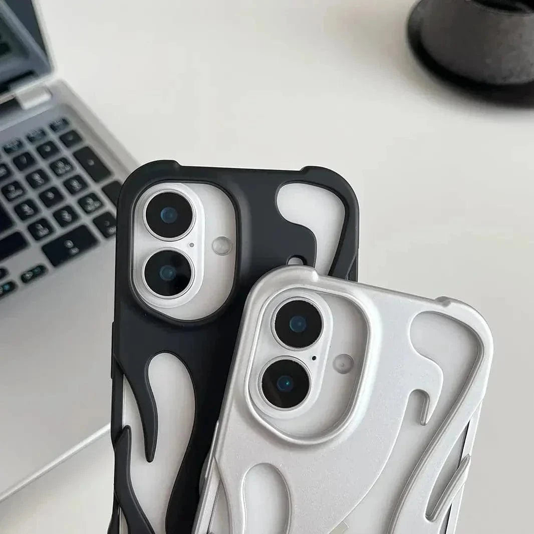 Hollow Flame Soft Case for iPhone 15 Pro - Ktusu