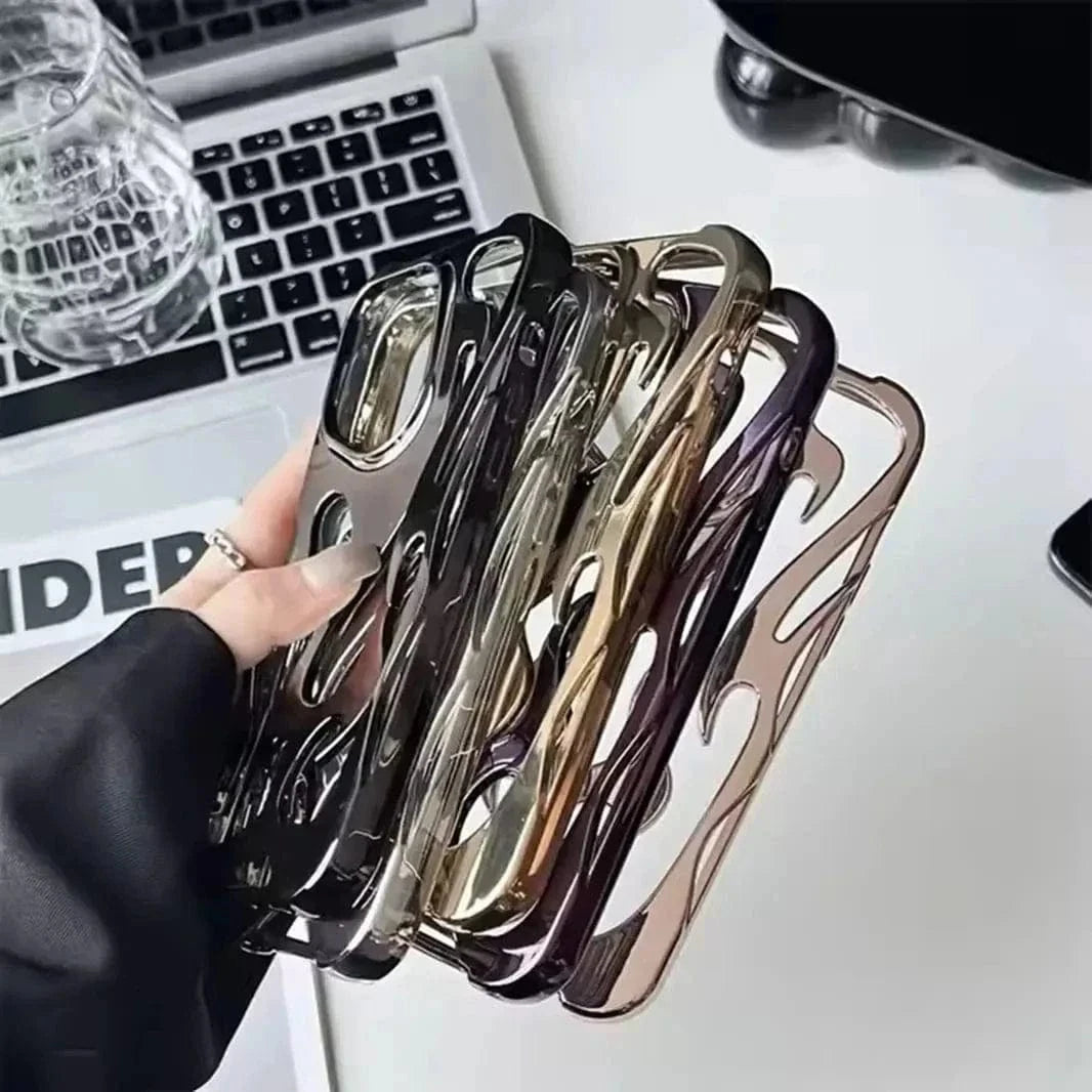 Hollow Flame Soft Case for iPhone 15 Pro - Ktusu
