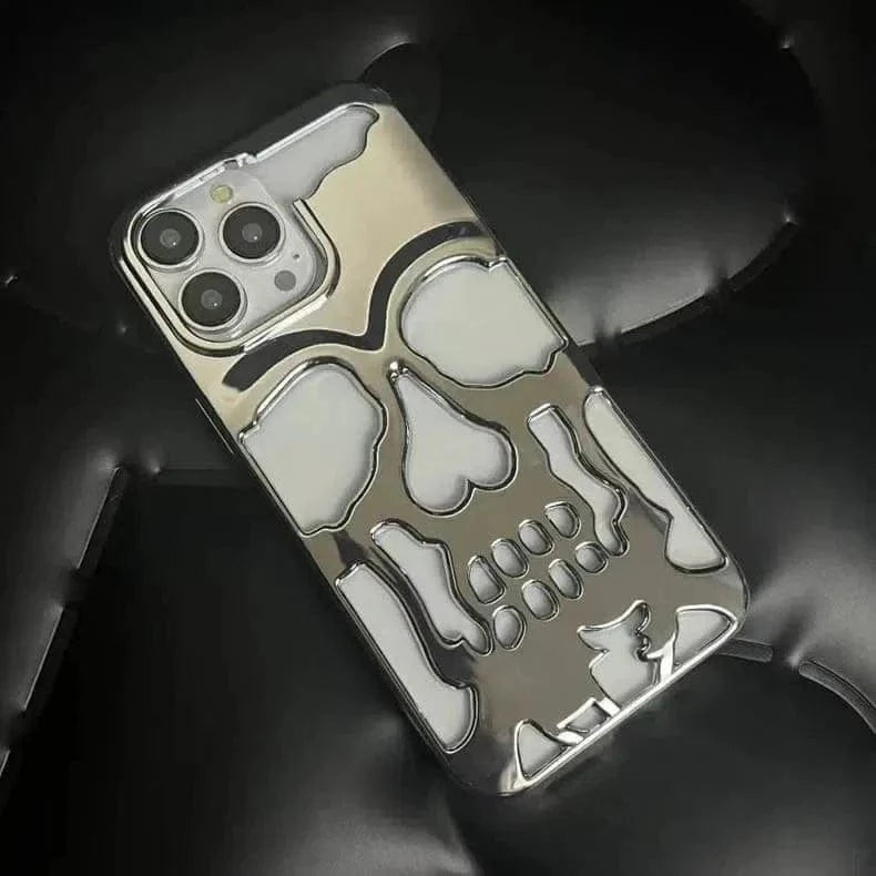 Hollow Skull Soft Case for iPhone 12 | 12 Pro iPhone 12 | 12 Pro / Black - Ktusu