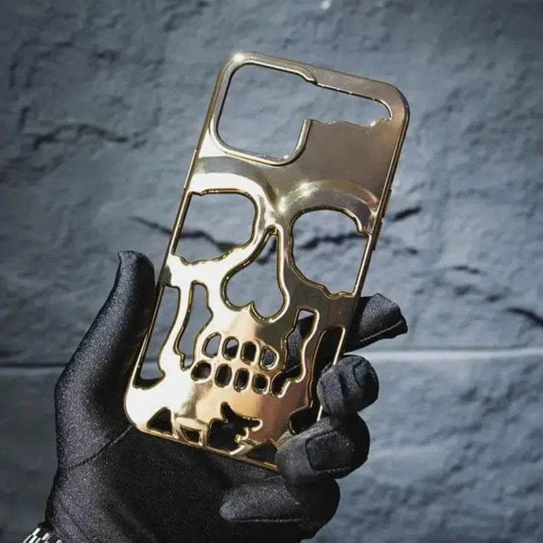 Hollow Skull Soft Case for iPhone 12 | 12 Pro iPhone 12 | 12 Pro / Black - Ktusu