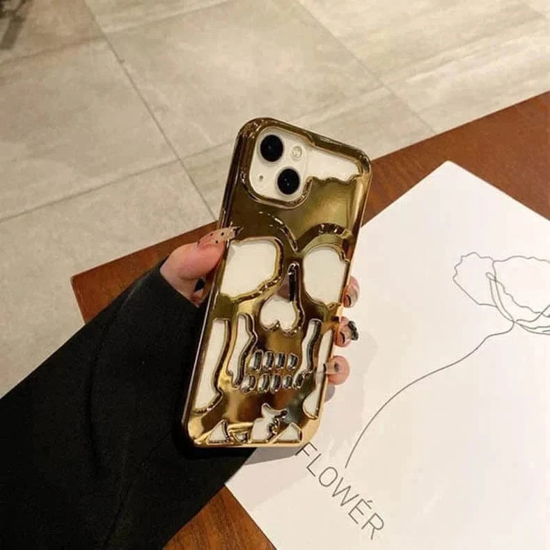 Hollow Skull Soft Case for iPhone 12 | 12 Pro iPhone 12 | 12 Pro / Black - Ktusu