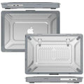Honeycomb Kickstand TPU Bumper Hard Shell Cover for MacBook Air 13 M2 (2022) | 13 M3 (2024) (13.6-inch) - Ktusu