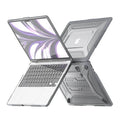 Honeycomb Kickstand TPU Bumper Hard Shell Cover for MacBook Air 13 M2 (2022) | 13 M3 (2024) (13.6-inch) - Ktusu