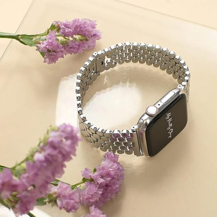 Honeycomb Pattern Stainless Steel Metal Band for Apple Watch 42 | 44 | 45 | Ultra 49 | 46mm S10 - Ktusu