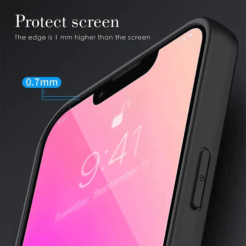 Huanmin Leather Texture Hard Case for iPhone 14 Plus - Ktusu