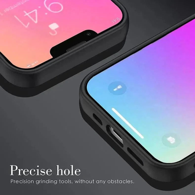 Huanmin Leather Texture Hard Case for iPhone 14 Plus - Ktusu