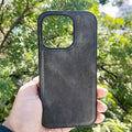 Huanmin Leather Texture Hard Case for iPhone 14 Plus iPhone 14 Plus / Green - Ktusu