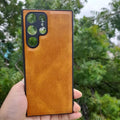 Huanmin PU Leather Hard Case for Samsung Note 20 Samsung Note 20 / Brown - Ktusu