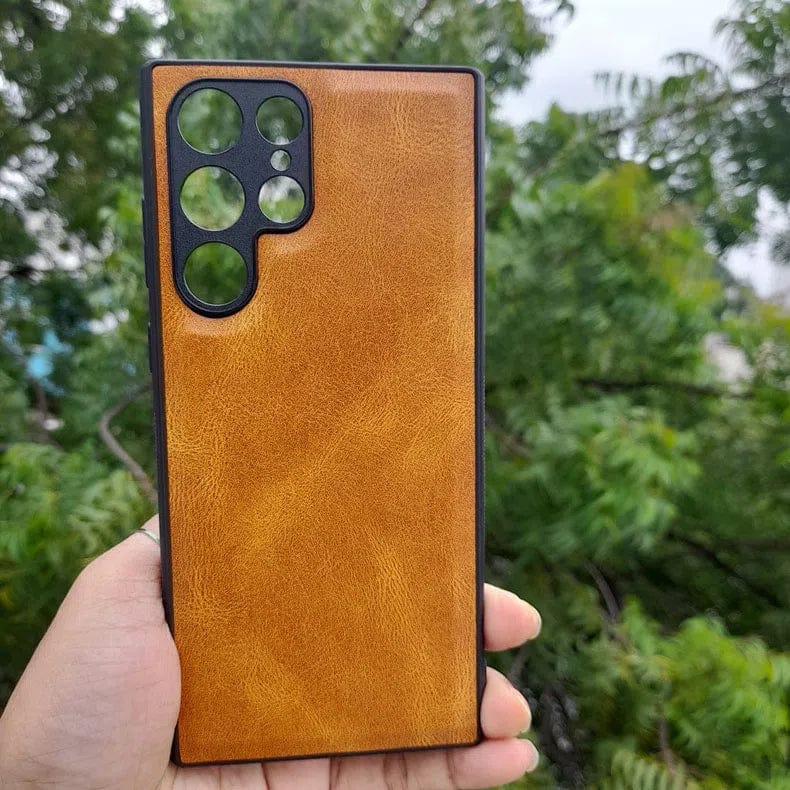 Huanmin PU Leather Hard Case for Samsung Note 20 Samsung Note 20 / Brown - Ktusu