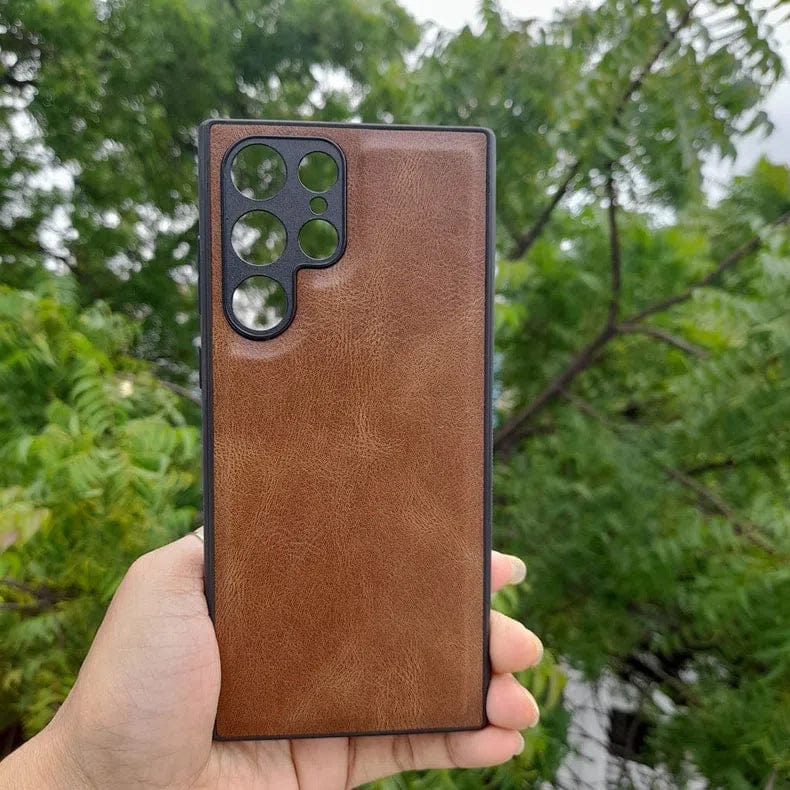 Huanmin PU Leather Hard Case for Samsung Note 20 Samsung Note 20 / Tan Brown - Ktusu