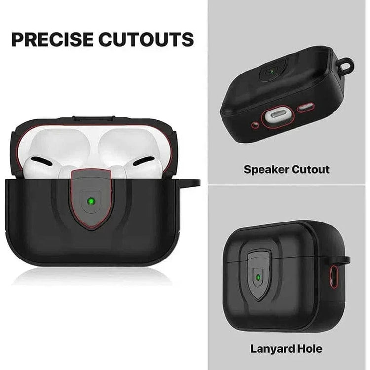 Hybrid TPU PC Lock Clip Cover for Airpods Pro | Pro 2 Airpods Pro | Pro 2 / White - Ktusu