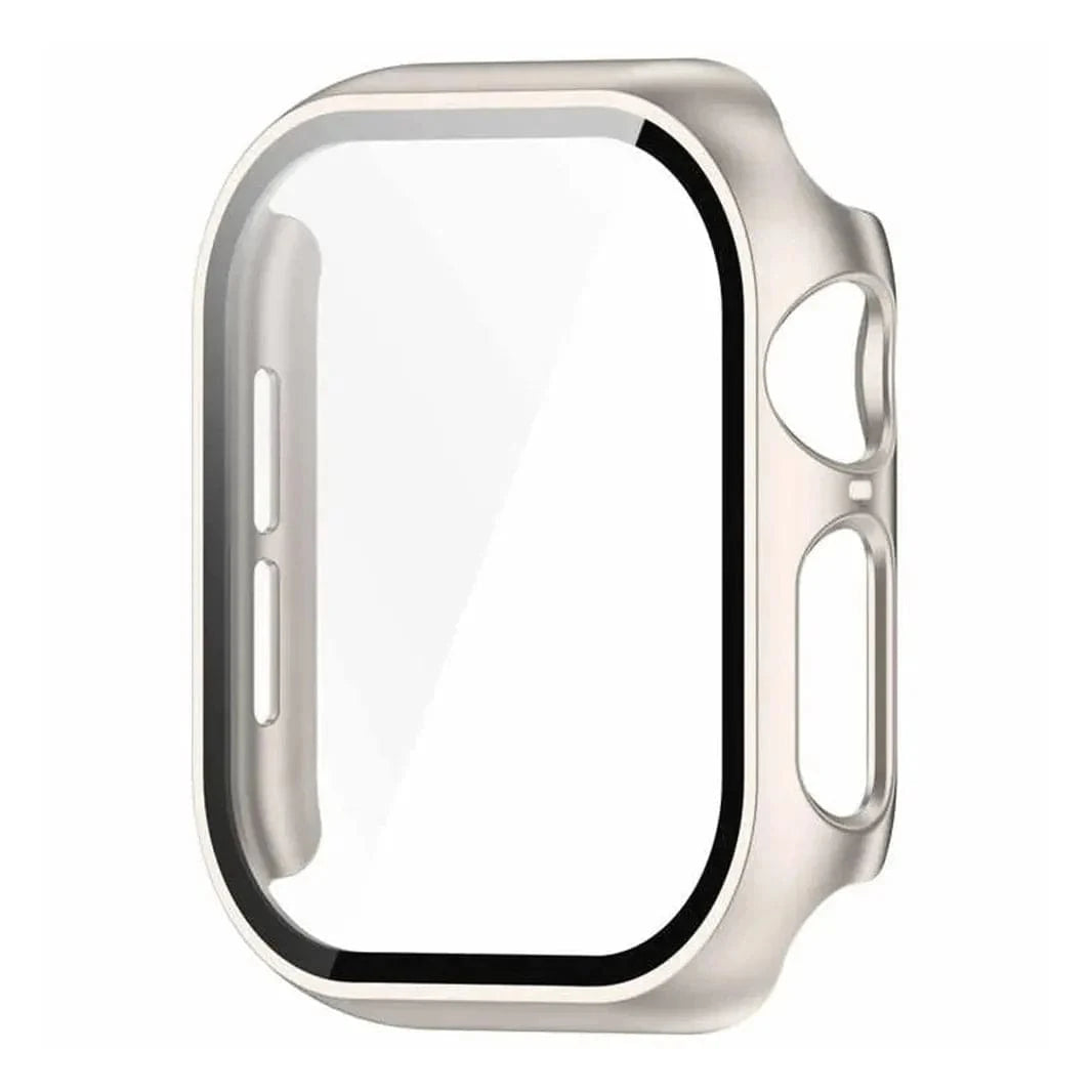 in-build Glass Glossy Cover for Apple Watch 46mm S10 - Ktusu