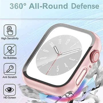 in-build Glass Glossy Cover for Apple Watch 46mm S10 - Ktusu