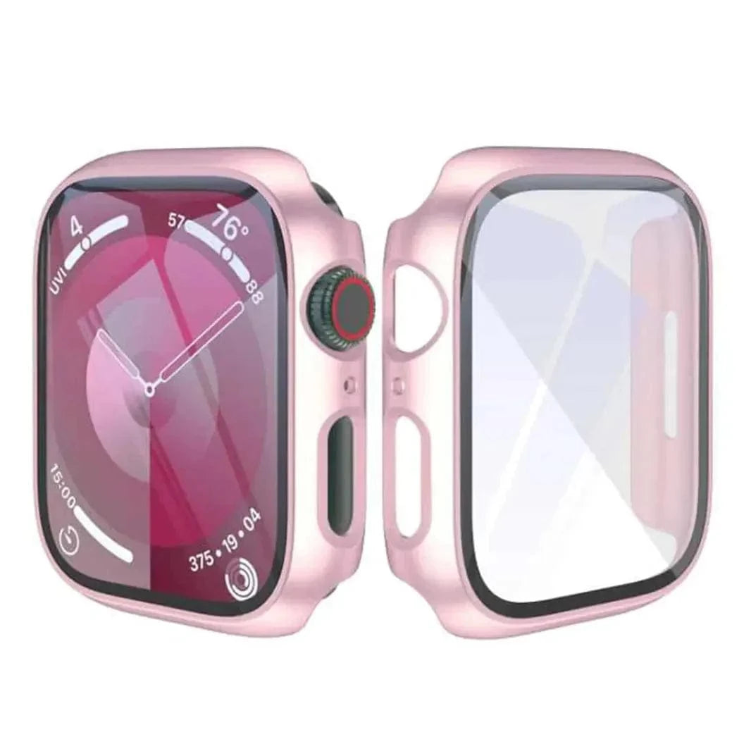 in-build Glass Glossy Cover for Apple Watch 46mm S10 - Ktusu