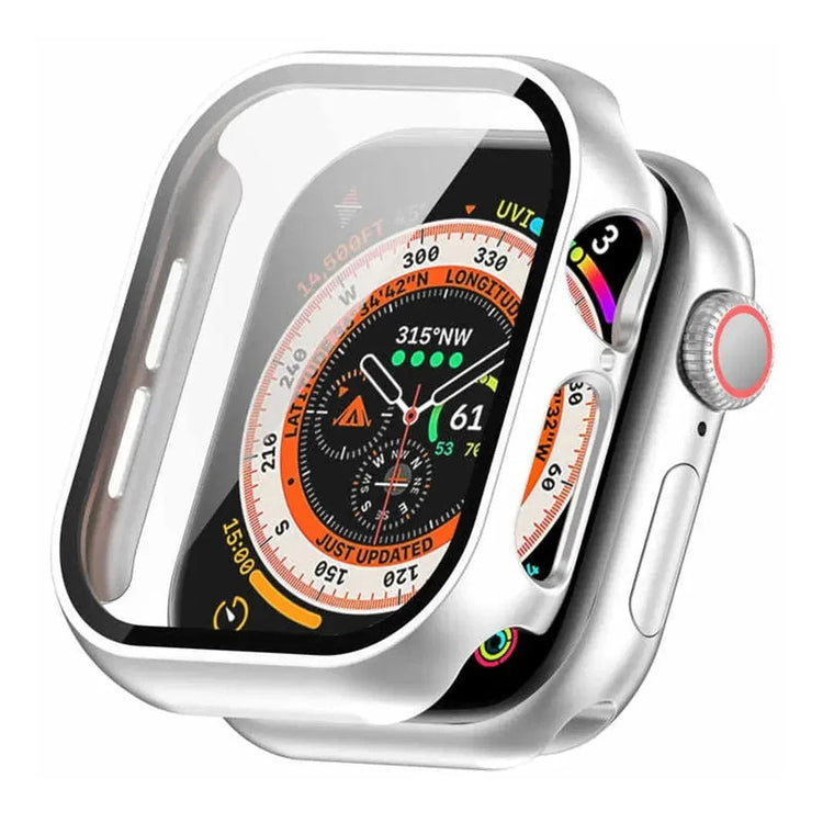 in-build Glass Glossy Cover for Apple Watch 46mm S10 46mm Series 10 / Starlight - Ktusu