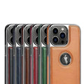 Ishock PU Leather Electroplating Chrome With Logo Cut Case for iPhone 16 Plus - Ktusu