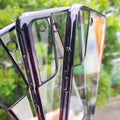 iShock Thin Clear Shiny Case for Samsung S22 Plus Samsung S22 Plus / Black - Ktusu
