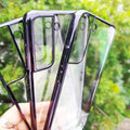 iShock Thin Clear Shiny Case for Samsung S22 Plus Samsung S22 Plus / Black - Ktusu