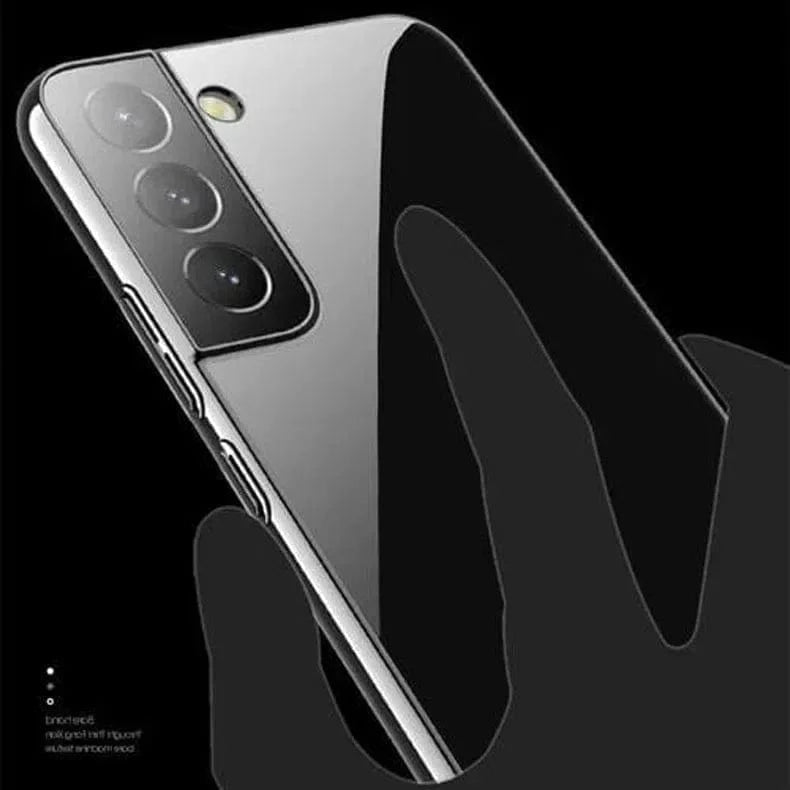 iShock Thin Clear Shiny Case for Samsung S22 Plus Samsung S22 Plus / Black - Ktusu