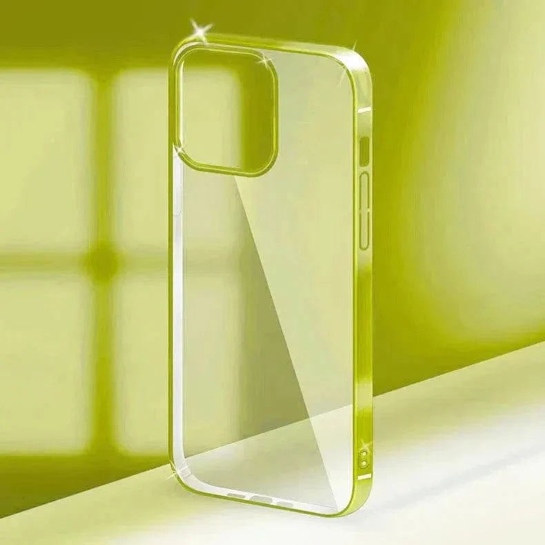 Ishock Ultra Thin Clear Shiny Frame Case for iPhone 12 Pro Max - Ktusu