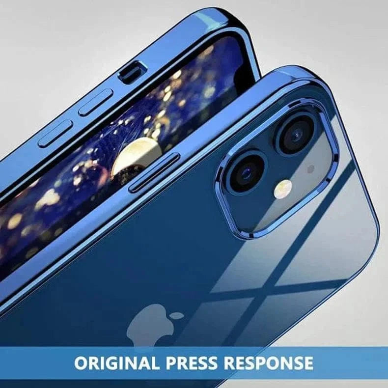 Ishock Ultra Thin Clear Shiny Frame Case for iPhone 12 Pro Max - Ktusu