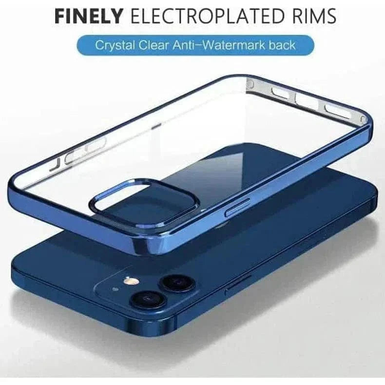 Ishock Ultra Thin Clear Shiny Frame Case for iPhone 12 Pro Max - Ktusu