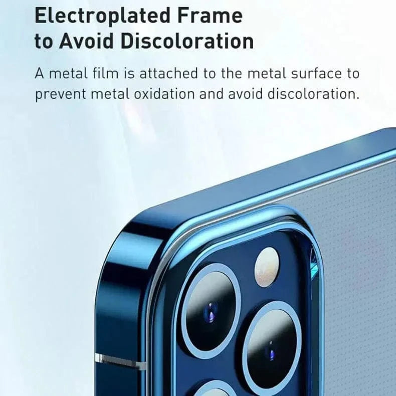 Ishock Ultra Thin Clear Shiny Frame Case for iPhone 12 Pro Max - Ktusu