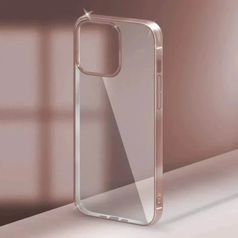 Ishock Ultra Thin Clear Shiny Frame Case for iPhone 12 Pro Max - Ktusu