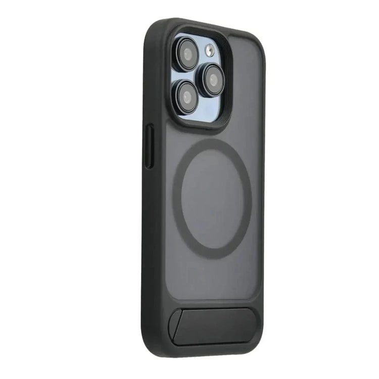 Kickstand Magsafe Hard Case for iPhone 16 Pro iPhone 16 Pro / Black / with magsafe - Ktusu