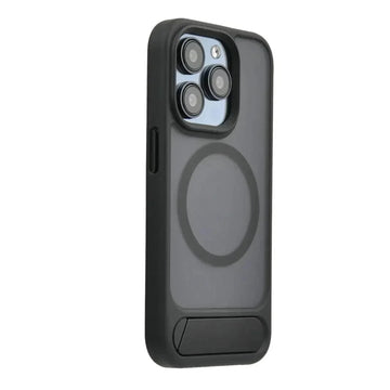 Kickstand Magsafe Hard Case for iPhone 16 Pro Max iPhone 16 Pro Max / Black / with magsafe - Ktusu