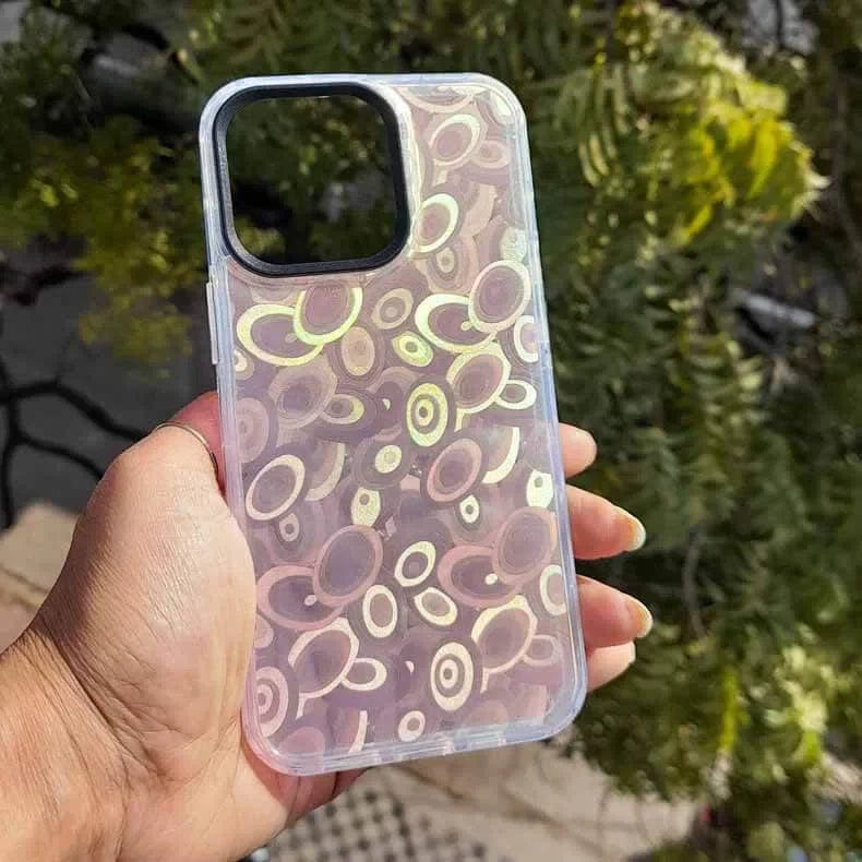 Laser Gradient Printed Hard Case for iPhone 14 Plus iPhone 14 Plus / Design 1 - Ktusu
