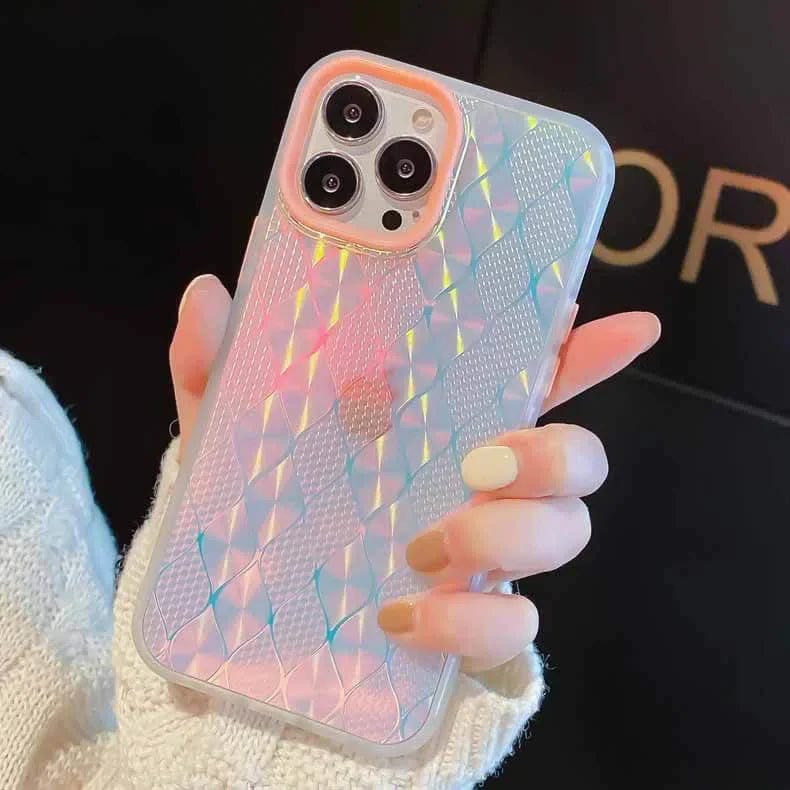 Laser Gradient Printed Hard Case for iPhone 14 Pro Max - Ktusu