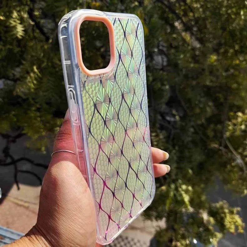Laser Gradient Printed Hard Case for iPhone 14 Pro Max - Ktusu