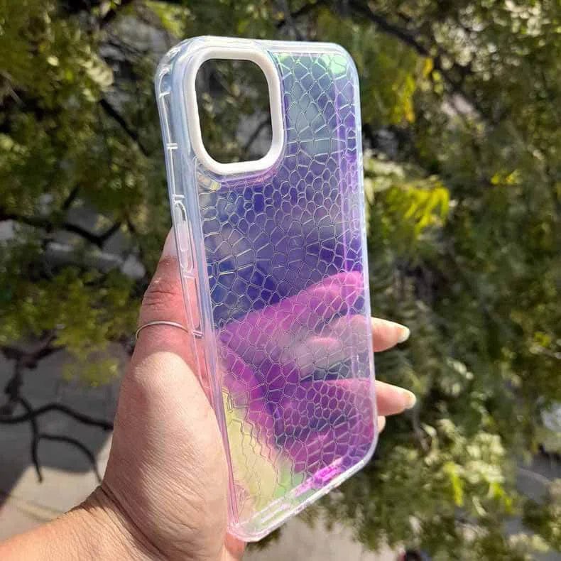 Laser Gradient Printed Hard Case for iPhone 14 Pro Max - Ktusu