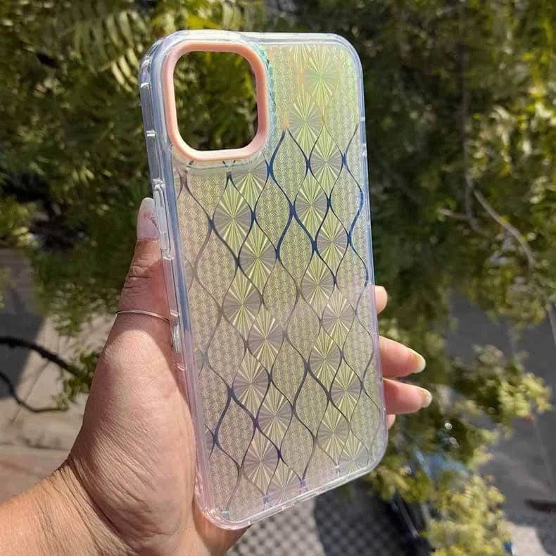 Laser Gradient Printed Hard Case for iPhone 14 Pro Max iPhone 14 Pro Max / Design 8 - Ktusu