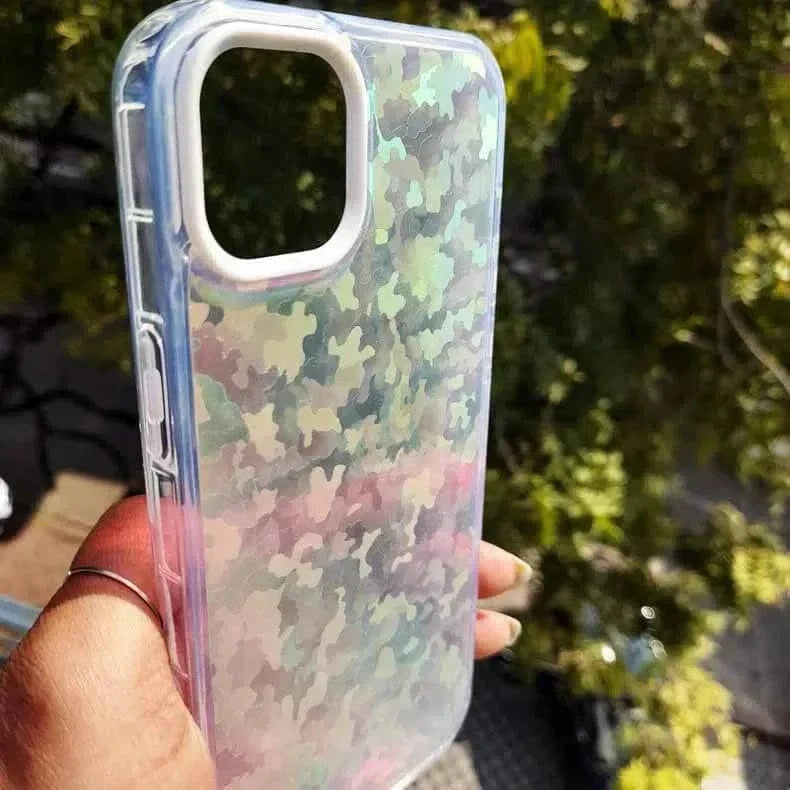 Laser Gradient Printed Hard Case for iPhone 14 Pro Max iPhone 14 Pro Max / Design 9 - Ktusu