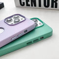 Leather Texture Case With Logo Cut Hard Case for iPhone 14 Pro - Ktusu