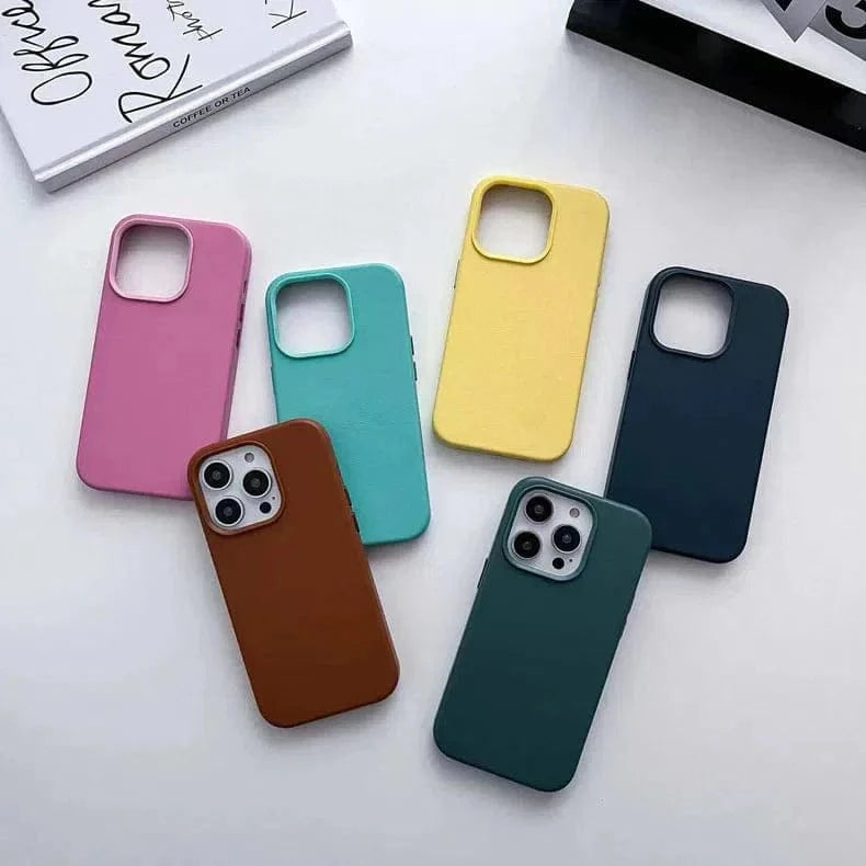 Leather Texture Hard Case for iPhone 14 Pro - Ktusu