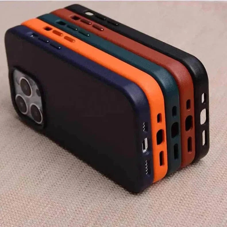 Leather Texture Magsafe Hard Case for iPhone 14 Plus - Ktusu