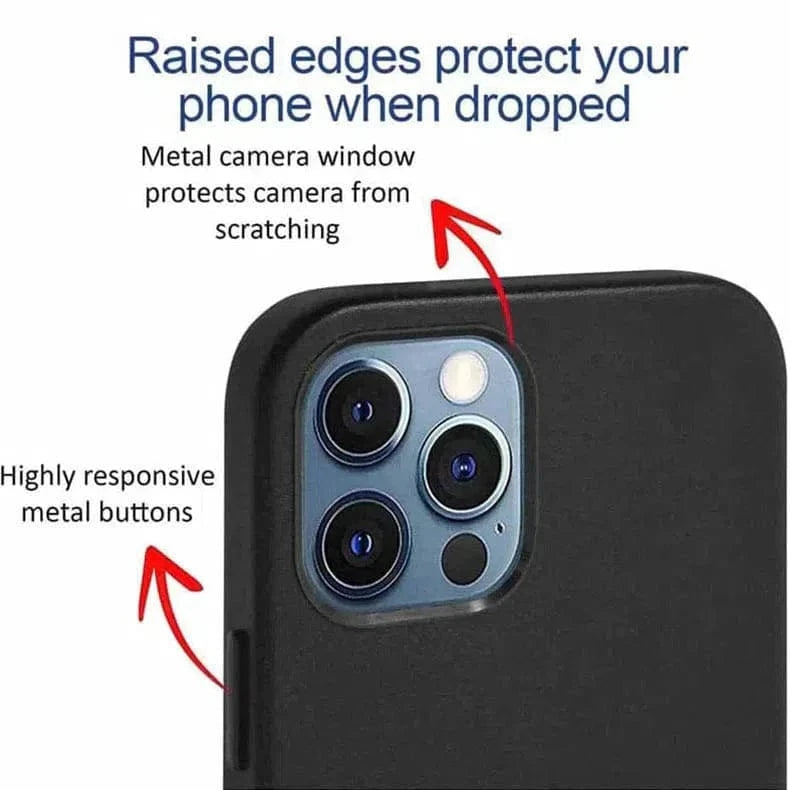 Leather Texture Magsafe Hard Case for iPhone 14 Plus - Ktusu