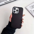 Leather Texture Magsafe Hard Case for iPhone 14 Plus iPhone 14 Plus / Black / with magsafe - Ktusu