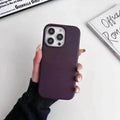 Leather Texture Magsafe Hard Case for iPhone 14 Plus iPhone 14 Plus / Deep Purple / with magsafe - Ktusu