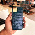 Leather Texture Patterns Case for iPhone 13 Pro Max iPhone 13 Pro Max / Crocodile - Ktusu
