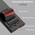 Leather Wrist Strap Holder Camera Protective Case for Samsung s23 ultra - Ktusu