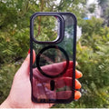 Lens Armor Clear Magsafe Hard Case for iPhone 15 Pro Max iPhone 15 Pro Max / Black - Ktusu