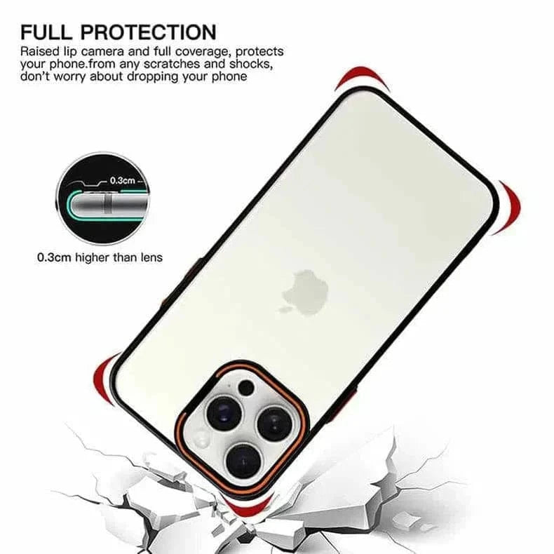 Lens Bracket Kickstand Function Hard Case for iPhone 15 Pro - Ktusu