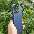 Lens Bracket Kickstand Function Magsafe Case for iPhone 15 Pro Max - Ktusu