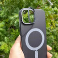 Lens Bracket Kickstand Function Magsafe Case for iPhone 15 Pro Max - Ktusu